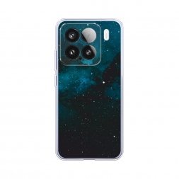 Силиконовый чехол Синий космос на Xiaomi 15