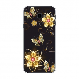 Силиконовый чехол Luxury butterflies на Samsung Galaxy J4 Plus (Core)