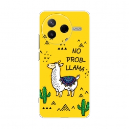 Силиконовый чехол No probLLama на Xiaomi POCO F7 Pro