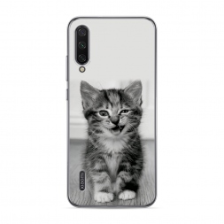 Силиконовый чехол Подмигивающий котенок на Xiaomi Mi A3
