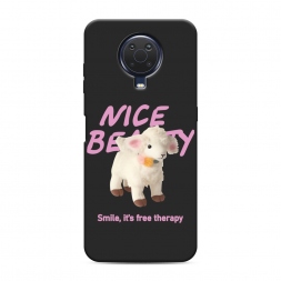 Матовый силиконовый чехол free therapy на Nokia G20