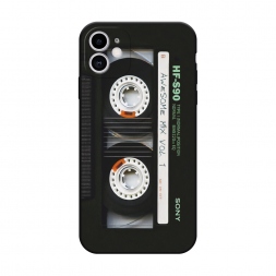 Матовый силиконовый чехол Кассета на iPhone 11