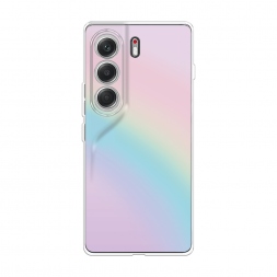 Силиконовый чехол Нежная радуга на Tecno Camon 40