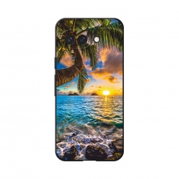 Матовый силиконовый чехол Восход 5 на Google Pixel 9a