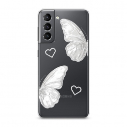 ����������� ����� white butterflies 2 �� Samsung Galaxy S21