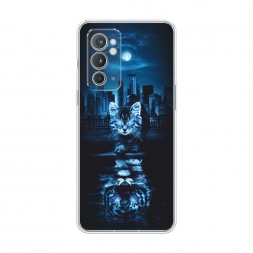Силиконовый чехол В душе я тигр на OnePlus 9RT