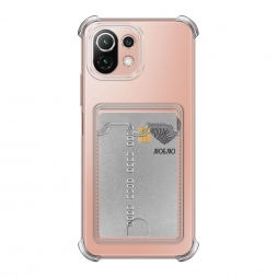 Карман Отпечаток сердца черный на Xiaomi Mi 11 Lite