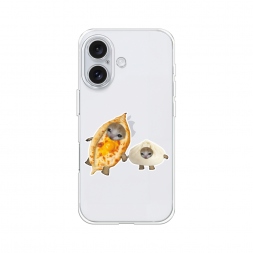Силиконовый чехол Грузинские котята на iPhone 16