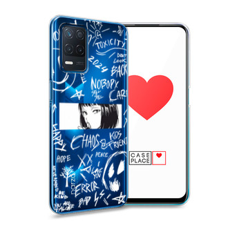 ����������� ����� Manga graffiti white �� Realme Narzo 30 5G