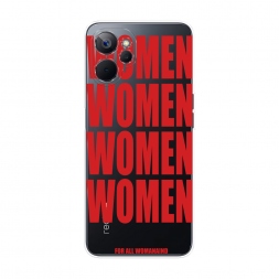 Силиконовый чехол WOMEN на Realme 10T 5G