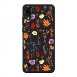 ������� ����������� ����� Orange Purple flowers �� ZTE Blade A71