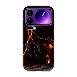 Силиконовый чехол Молния 4 на Xiaomi 17 Pro Max