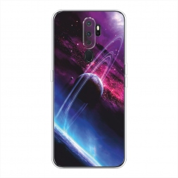 Силиконовый чехол Космос 17 на Oppo A5 (2020)