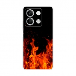 Силиконовый чехол Все в огне на Xiaomi Redmi Note 13 5G