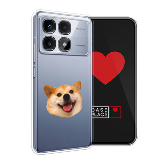 Силиконовый чехол Радостная сиба на Xiaomi Redmi K70 Ultra