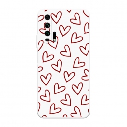 Soft touch ����� Little hearts doodles 2 �� Honor 20 Pro