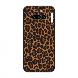 Матовый силиконовый чехол Шкура леопарда на Nothing Phone 4a
