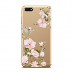 Силиконовый чехол Цветочная нежность на Huawei Y5 Lite (2018)