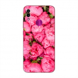 Силиконовый чехол Прекрасные пионы на Xiaomi Redmi Note 7