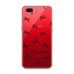 Силиконовый чехол How to tie a bow 2 на Oppo A3s