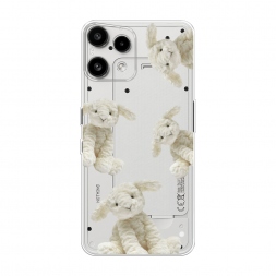 Силиконовый чехол Плюшевые овечки на Nothing Phone 3a lite