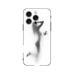 Матовый силиконовый чехол Стекло в душе на iPhone 16 Pro