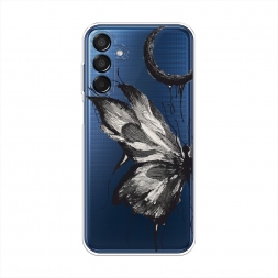 Силиконовый чехол Чернильная бабочка на Samsung Galaxy M15 5G