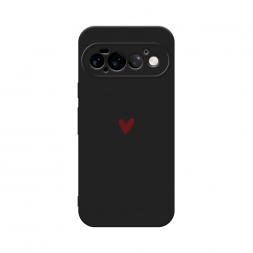 Матовый силиконовый чехол Маленькое красное сердечко на Google Pixel 11 Pro