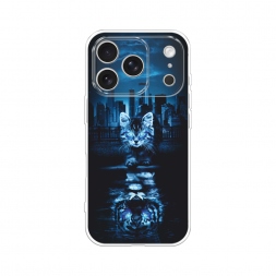 Силиконовый чехол В душе я тигр на iPhone 17 Pro