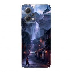 Силиконовый чехол Одинокий самурай на Xiaomi Poco X5 5G