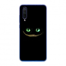 Силиконовый чехол Зеленоглазый чеширский кот на Xiaomi Mi A3 Lite