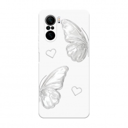 Soft touch ����� white butterflies 2 �� Xiaomi Poco F3