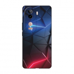 Матовый силиконовый чехол Геймерская абстракция на Vivo V40e