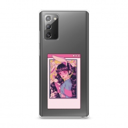 Силиконовый чехол Anime window на Samsung Galaxy Note 20