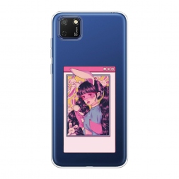 Силиконовый чехол Anime window на Honor 9S