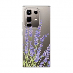 Силиконовый чехол Лавандовые стебли на Infinix Note 50