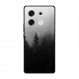 Матовый силиконовый чехол Туманный лес на Infinix Zero 30 5G