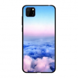 Матовый силиконовый чехол Облака на Honor 9S