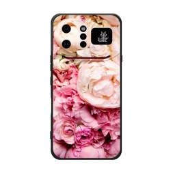 Матовый силиконовый чехол Пионы яркие на Infinix Note 60 Ultra