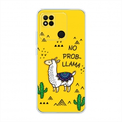 Силиконовый чехол No probLLama на Xiaomi Redmi 10A