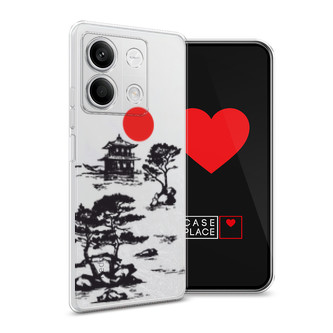 Силиконовый чехол Алое солнце на Xiaomi Redmi Note 13