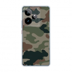 Силиконовый чехол Камуфляж 1 на Realme GT 7