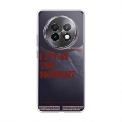 Силиконовый чехол Live in the moment на Realme 13 Plus