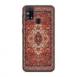 Матовый силиконовый чехол Красный ковёр на Samsung Galaxy M31