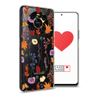 ����������� ����� Orange Purple flowers �� Honor Magic 4 Lite 4G