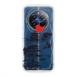 Волнистый чехол Алое солнце на Realme 12 Pro Plus