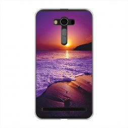 Силиконовый чехол Закат на пляже на Asus Zenfone 2 ZE550ML/ZE551ML