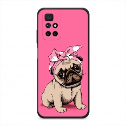 Матовый силиконовый чехол Dog Pin-Up на Xiaomi Redmi Note 11 4G China