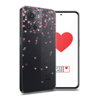 Силиконовый чехол Посыпка сердечки на OnePlus Ace