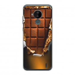 Силиконовый чехол Шоколадка на Nokia C30